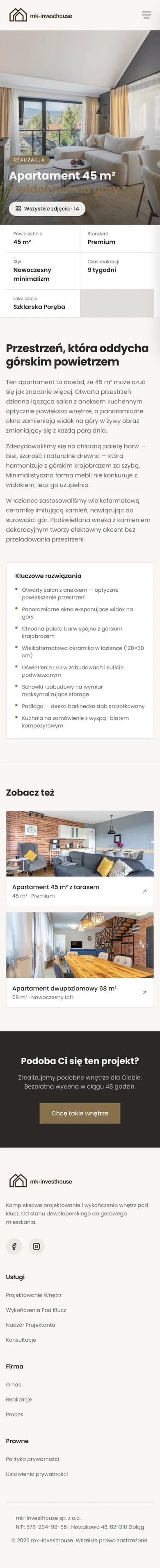 mk-investhouse — widok mobile